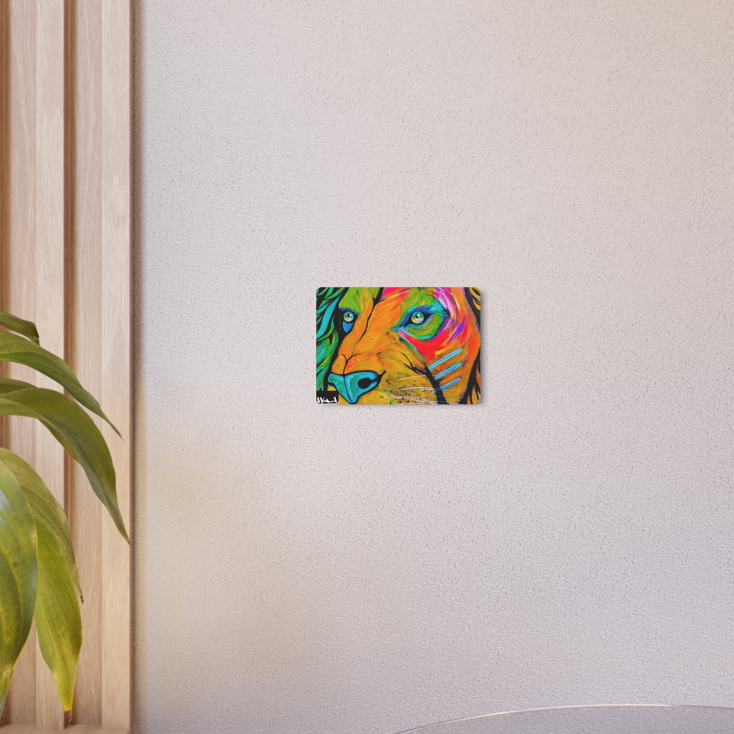 [Vibrant Lion] Metal Art Sign