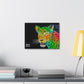 [Vibrant Leopard] Canvas Stretched, 0.75"