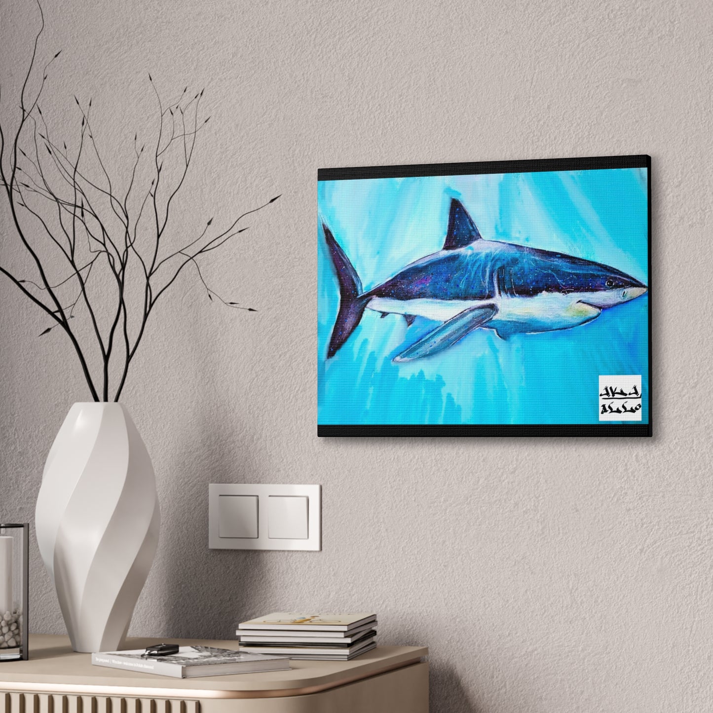 [Great White] Canvas Stretched, 0.75"