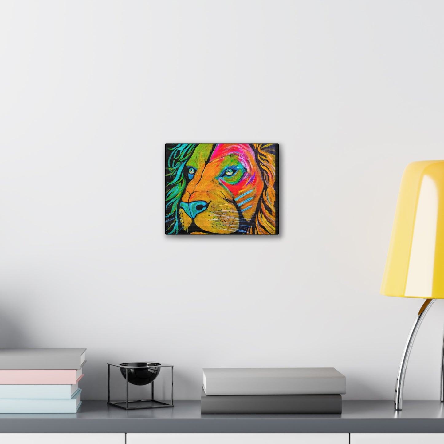 [Vibrant Lion] Canvas Stretched, 0.75"