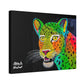 [Vibrant Leopard] Canvas Stretched, 0.75"