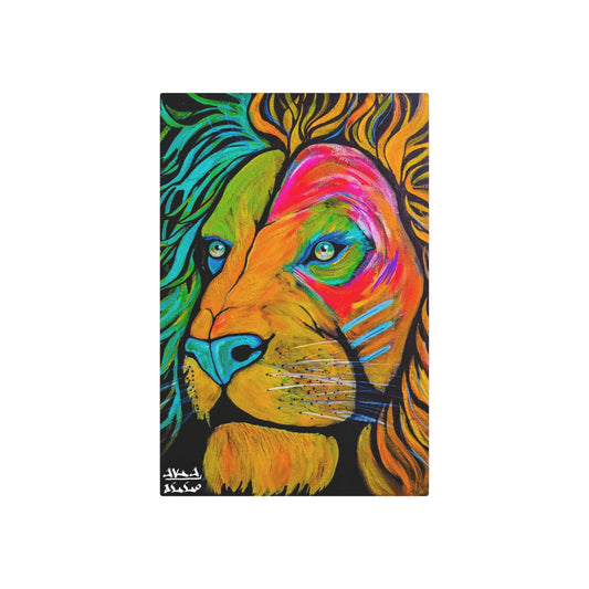 [Vibrant Lion] Metal Art Sign