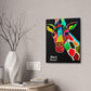 [Vibrant Giraffe] Canvas Stretched, 0.75"