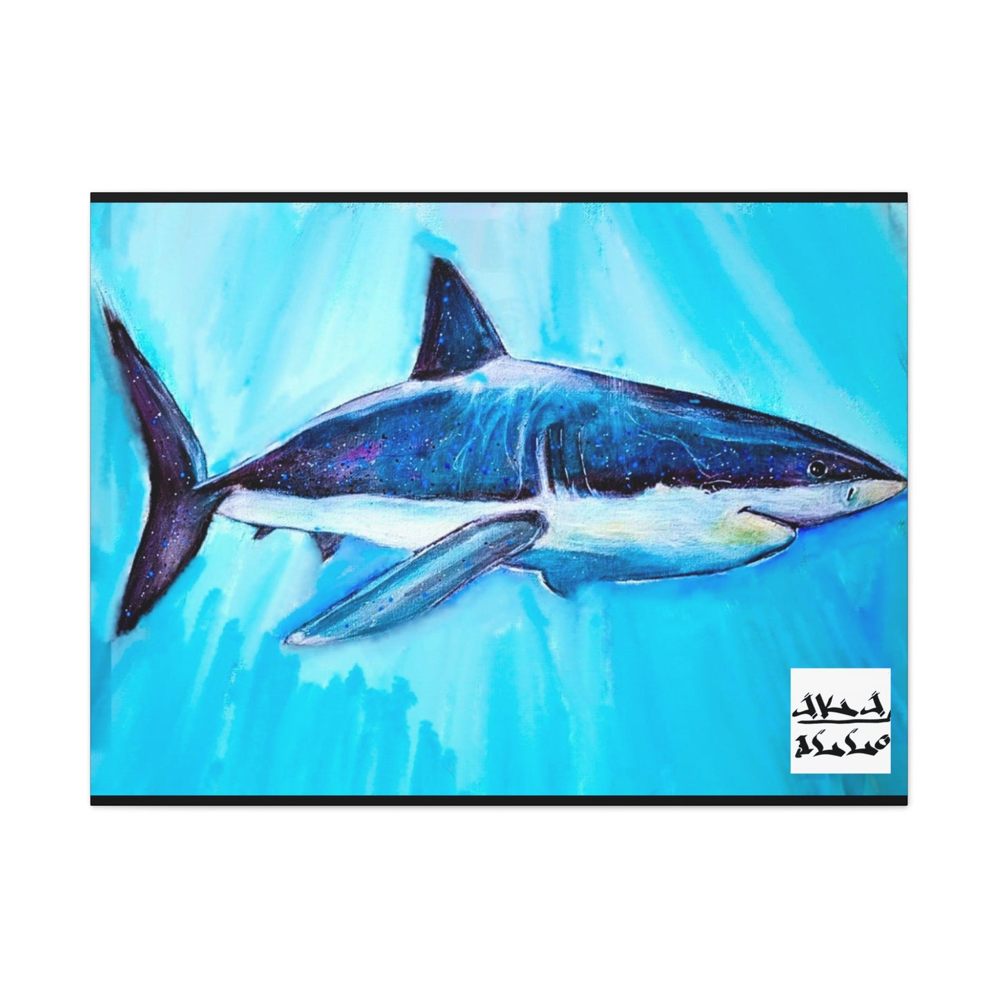 [Great White] Canvas Stretched, 0.75"