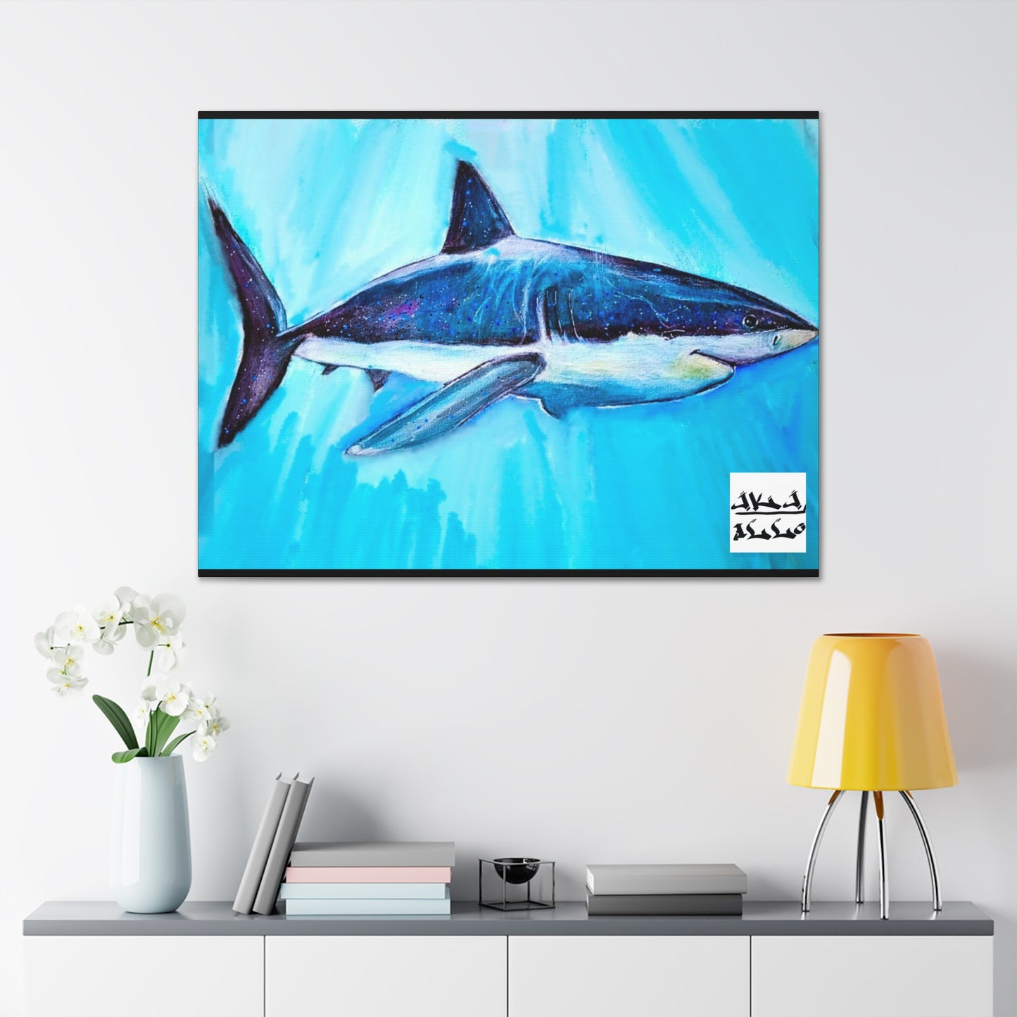 [Great White] Canvas Stretched, 0.75"