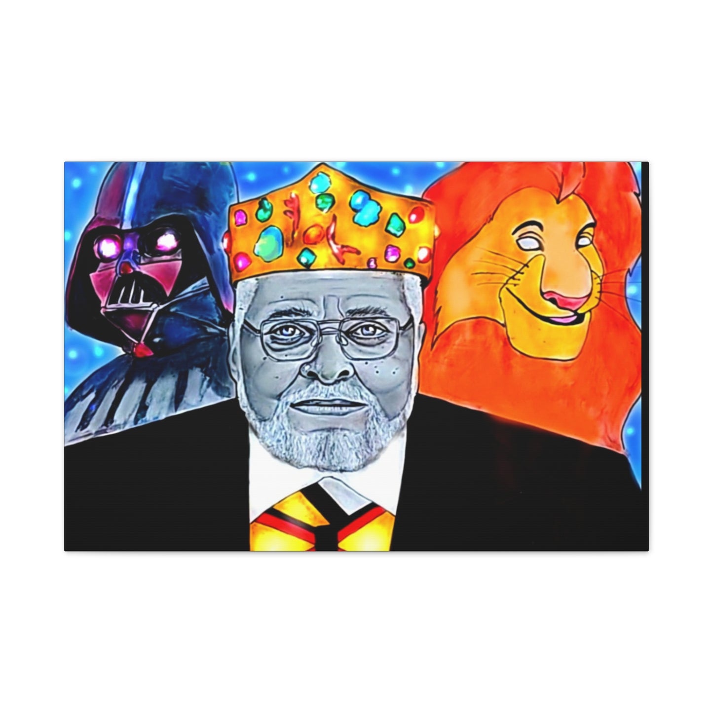 [Long live the King] Canvas Stretched, 0.75"