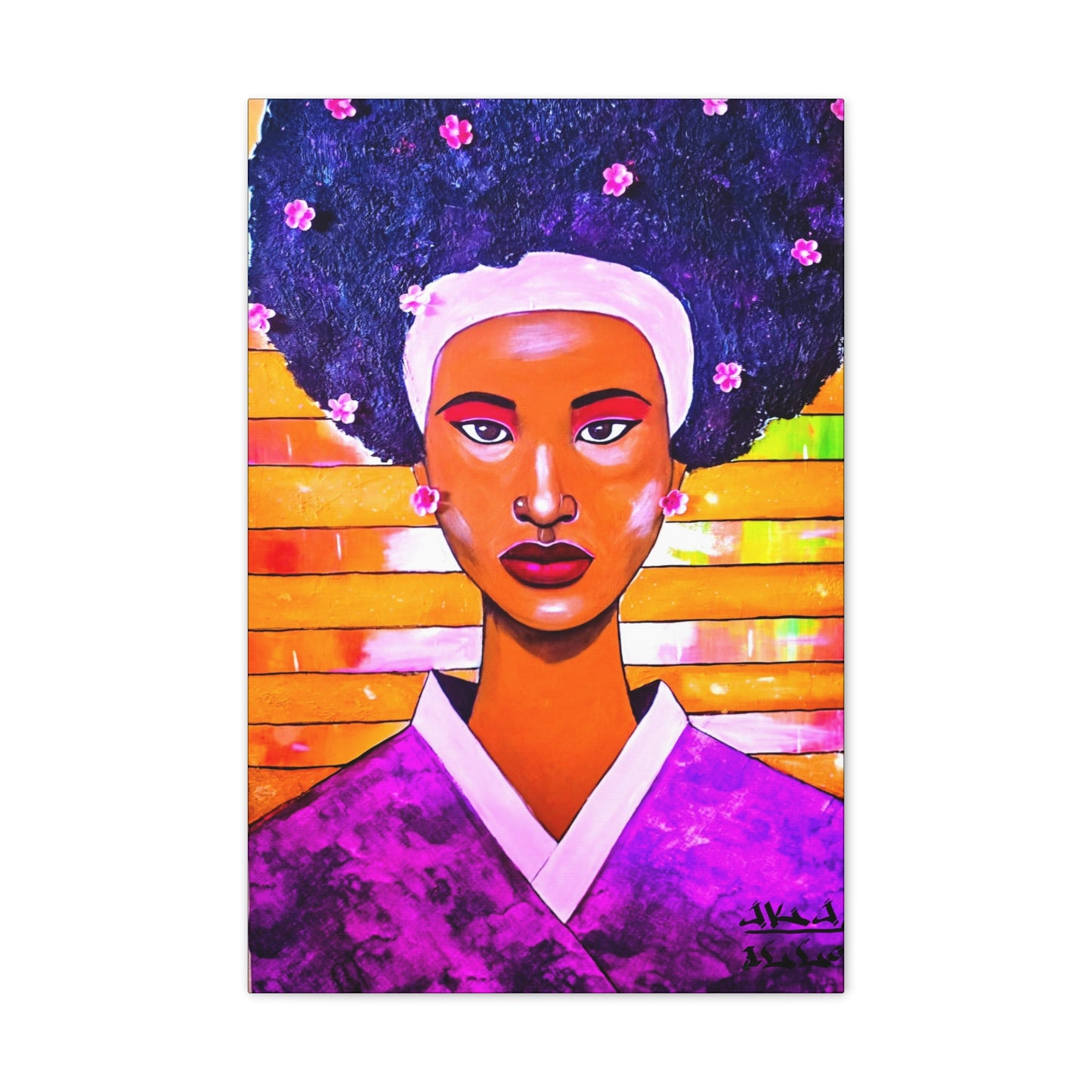 [AFRO-GEISHA] canvas prints