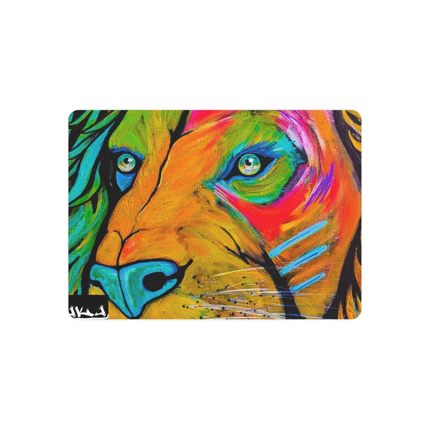 [Vibrant Lion] Metal Art Sign