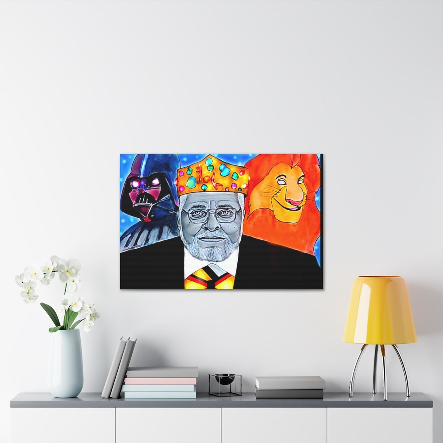 [Long live the King] Canvas Stretched, 0.75"