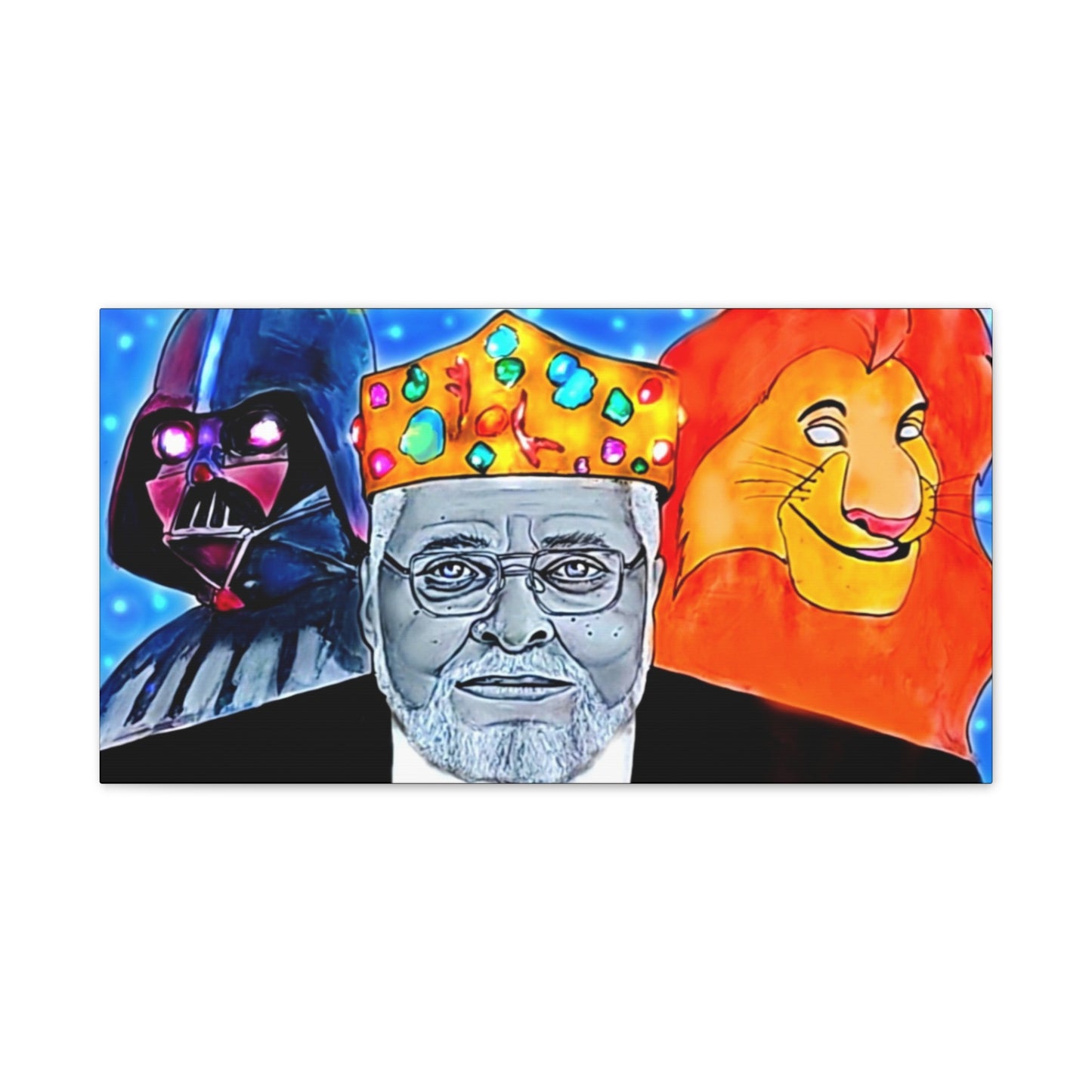 [Long live the King] Canvas Stretched, 0.75"