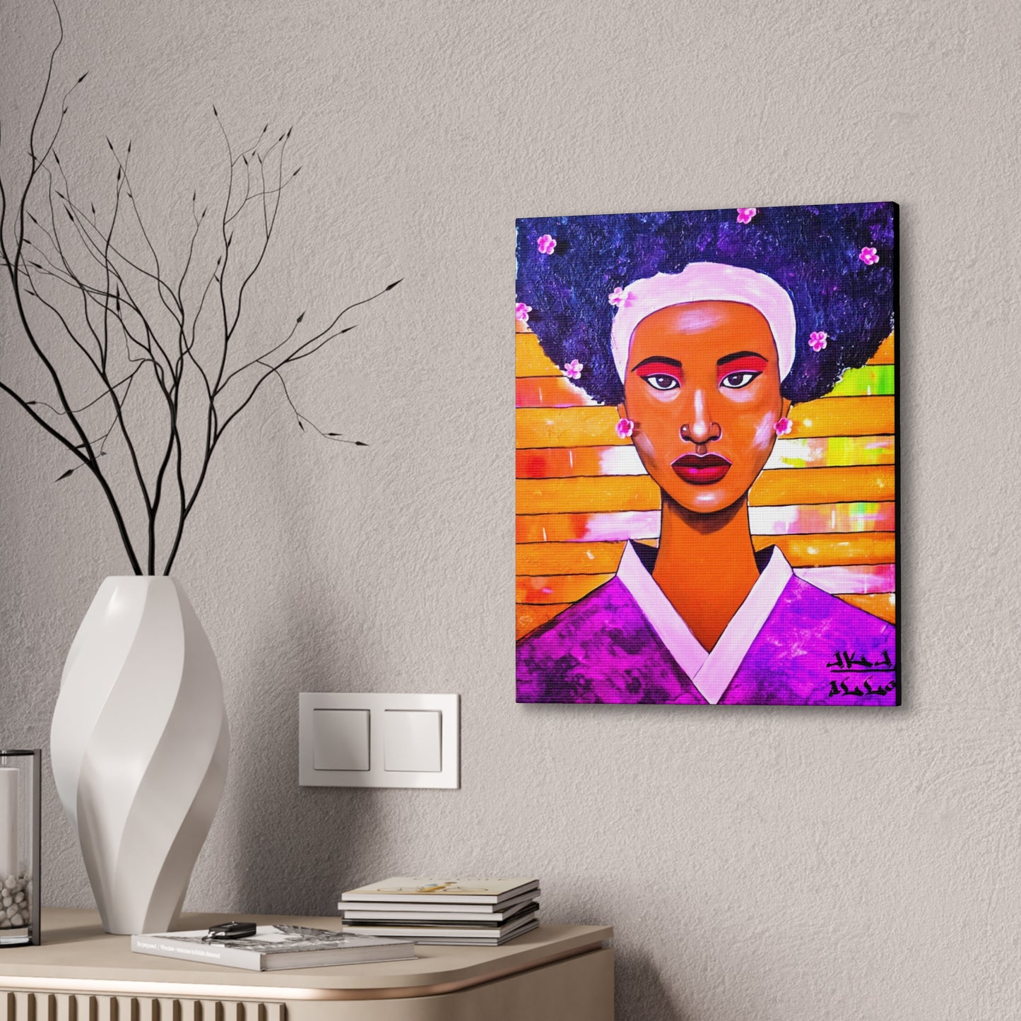 [AFRO-GEISHA] canvas prints