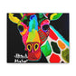 [Vibrant Giraffe] Canvas Stretched, 0.75"