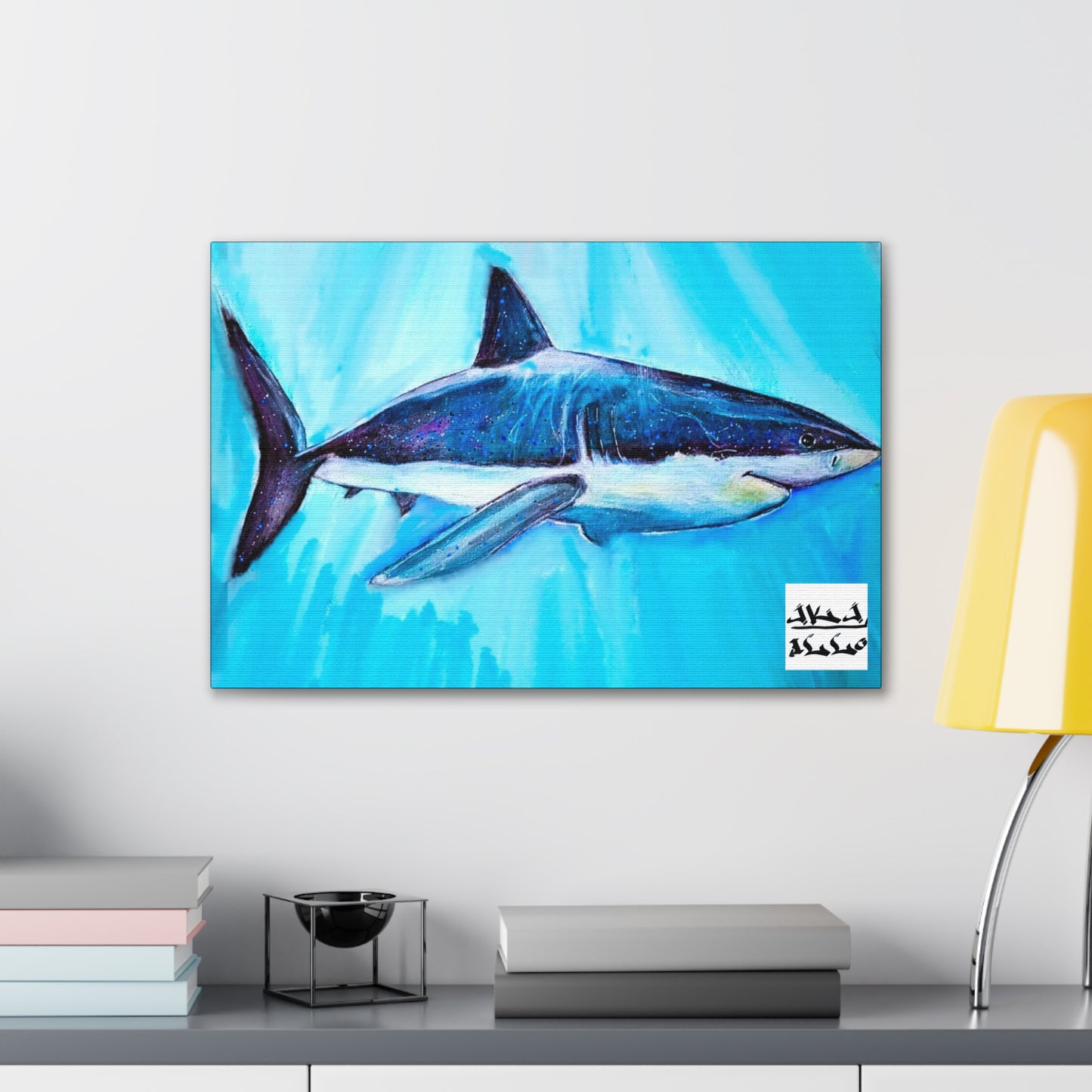 [Great White] Canvas Stretched, 0.75"