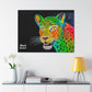 [Vibrant Leopard] Canvas Stretched, 0.75"