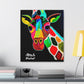 [Vibrant Giraffe] Canvas Stretched, 0.75"