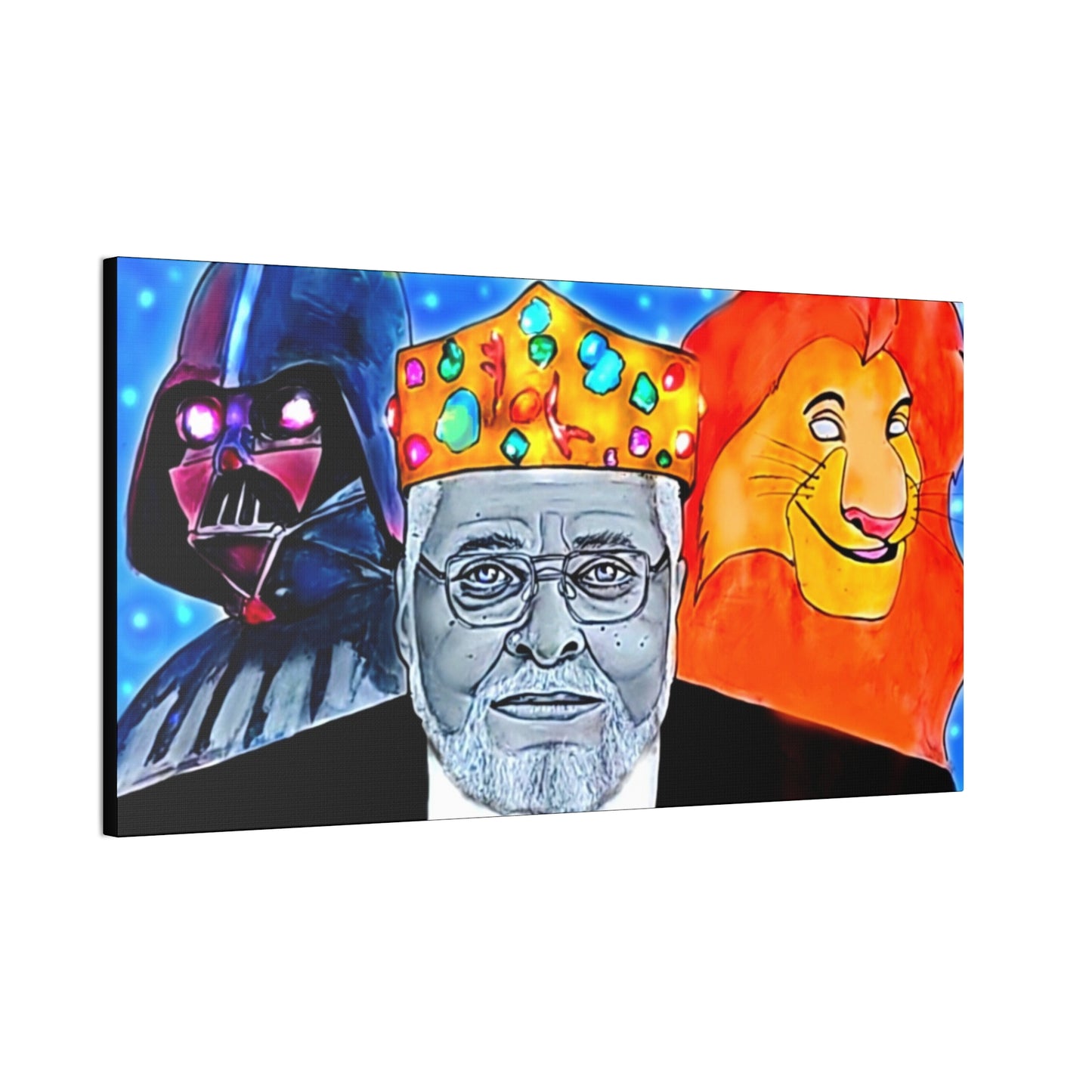 [Long live the King] Canvas Stretched, 0.75"