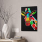 [Vibrant Giraffe] Canvas Stretched, 0.75"