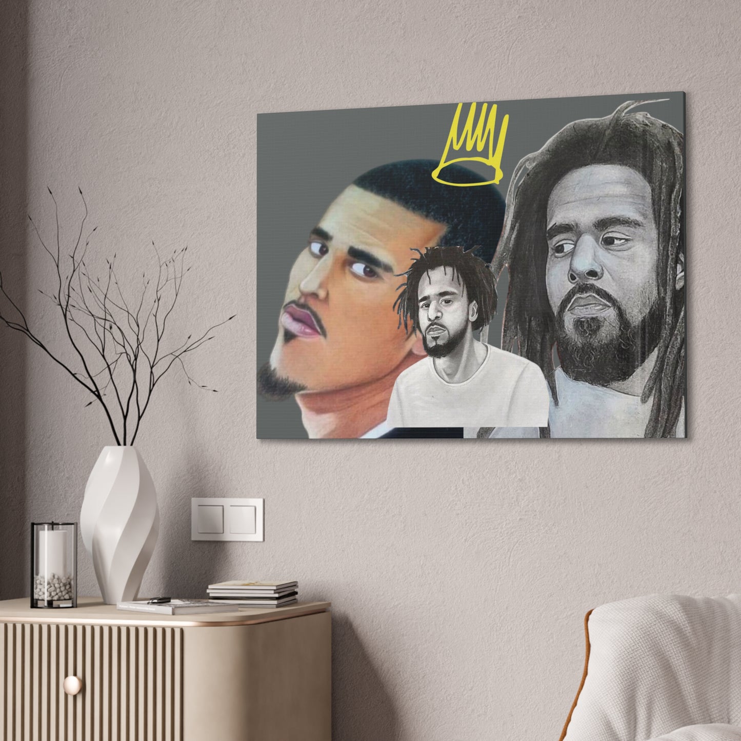 [Jermaine's Journey] Canvas Stretched, 0.75"