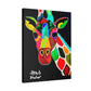[Vibrant Giraffe] Canvas Stretched, 0.75"