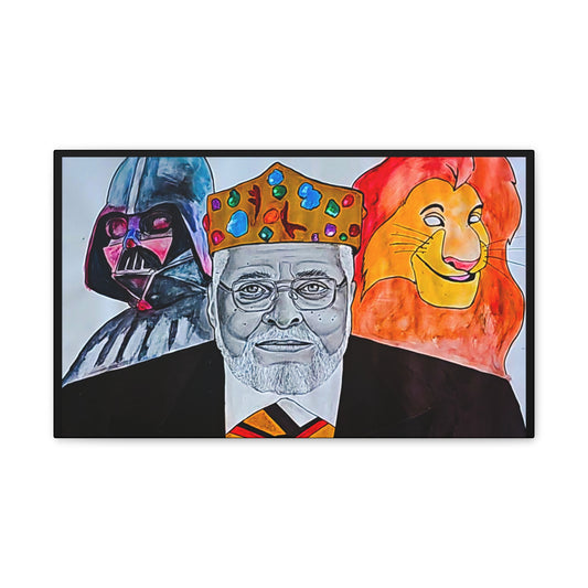 [Long live the King] Canvas Stretched, 0.75"