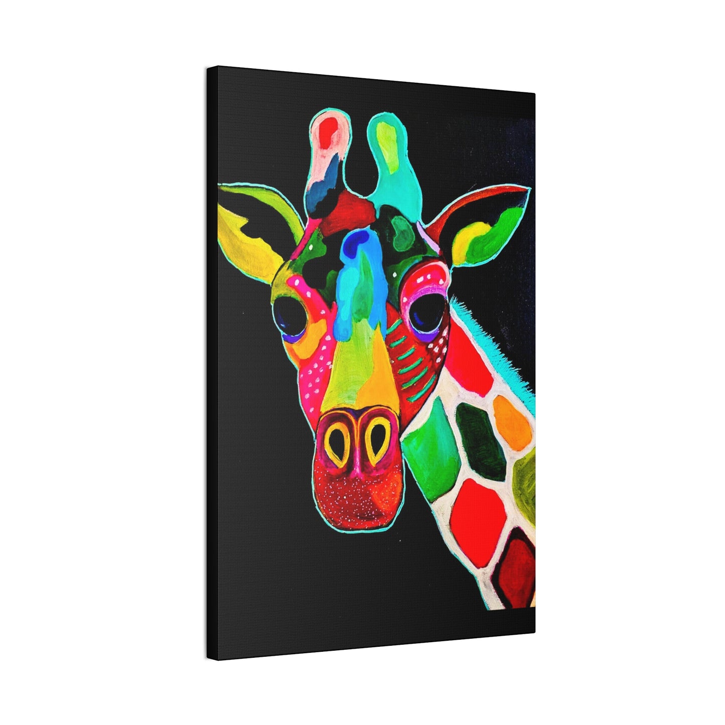 [Vibrant Giraffe] Canvas Stretched, 0.75"