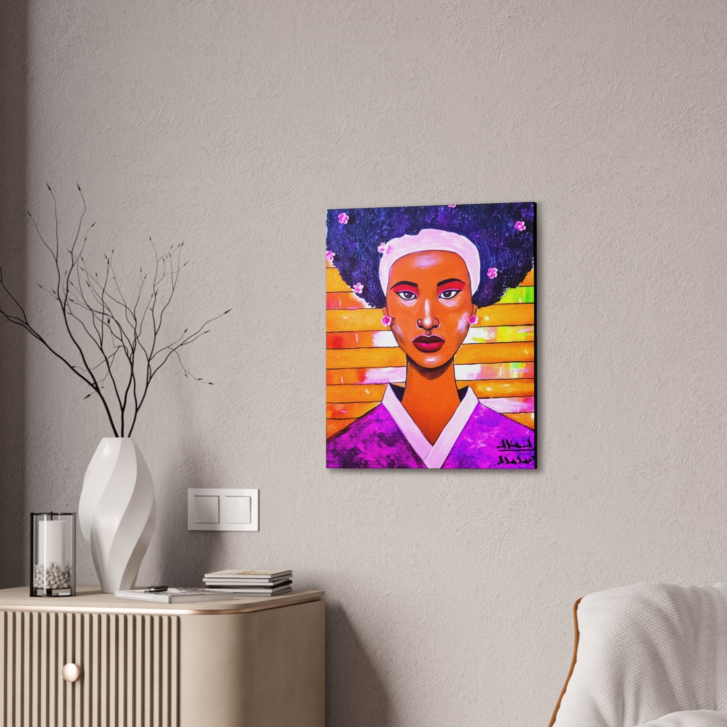 [AFRO-GEISHA] canvas prints