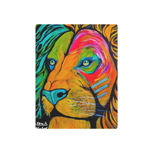[Vibrant Lion] Metal Art Sign