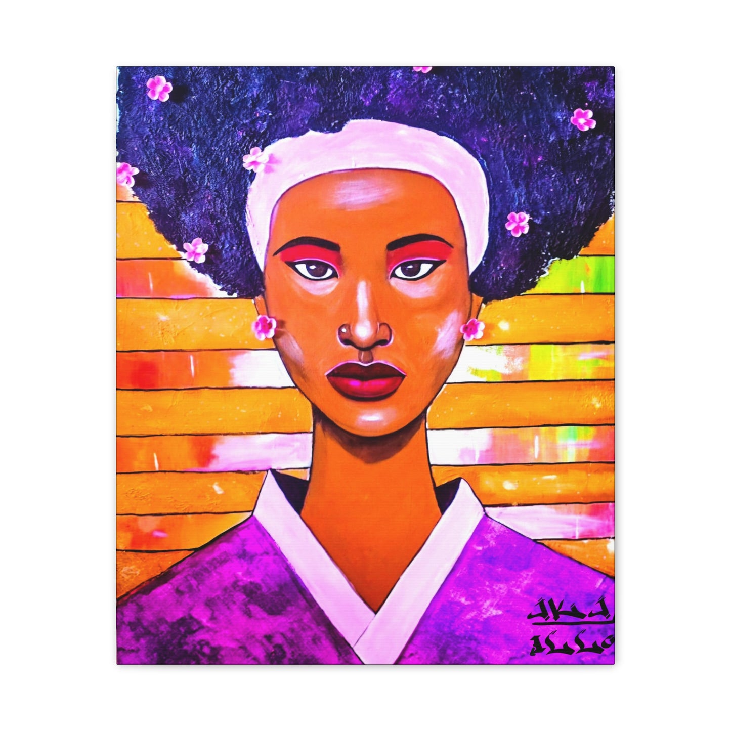 [AFRO-GEISHA] canvas prints