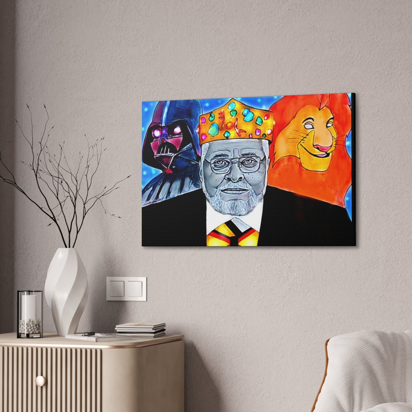 [Long live the King] Canvas Stretched, 0.75"