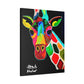 [Vibrant Giraffe] Canvas Stretched, 0.75"