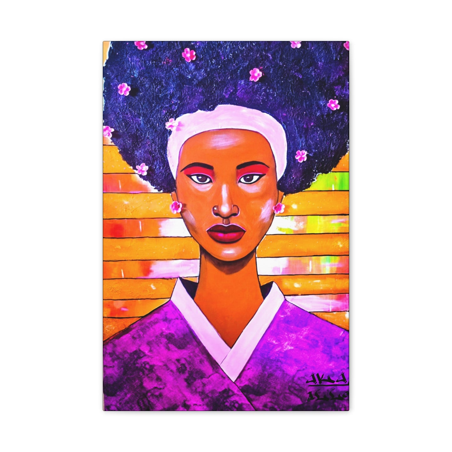 [AFRO-GEISHA] canvas prints