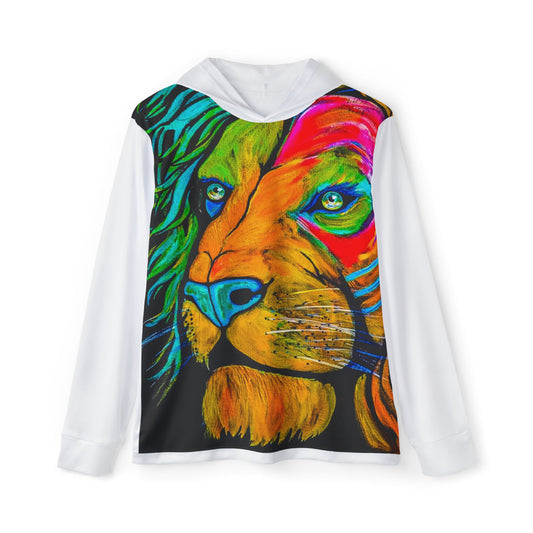 [Vibrant Lion] Men's Sports Warmup Hoodie (AOP)