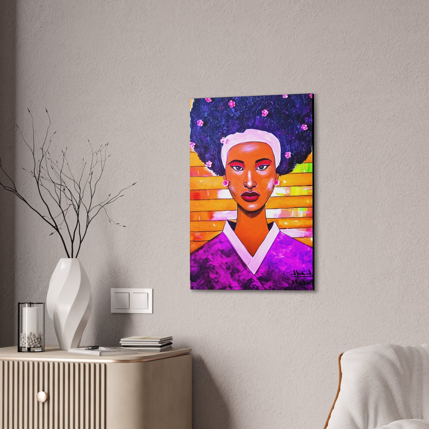 [AFRO-GEISHA] canvas prints