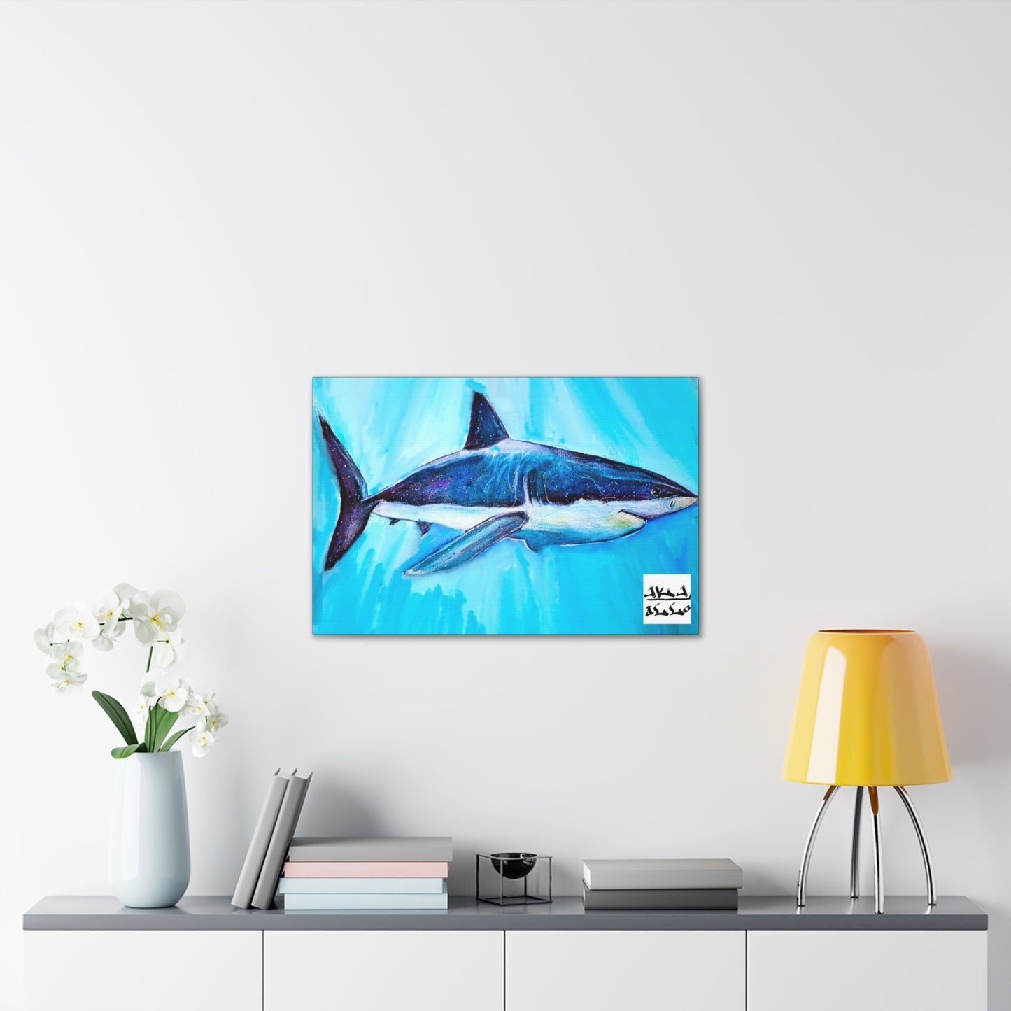 [Great White] Canvas Stretched, 0.75"