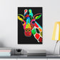 [Vibrant Giraffe] Canvas Stretched, 0.75"