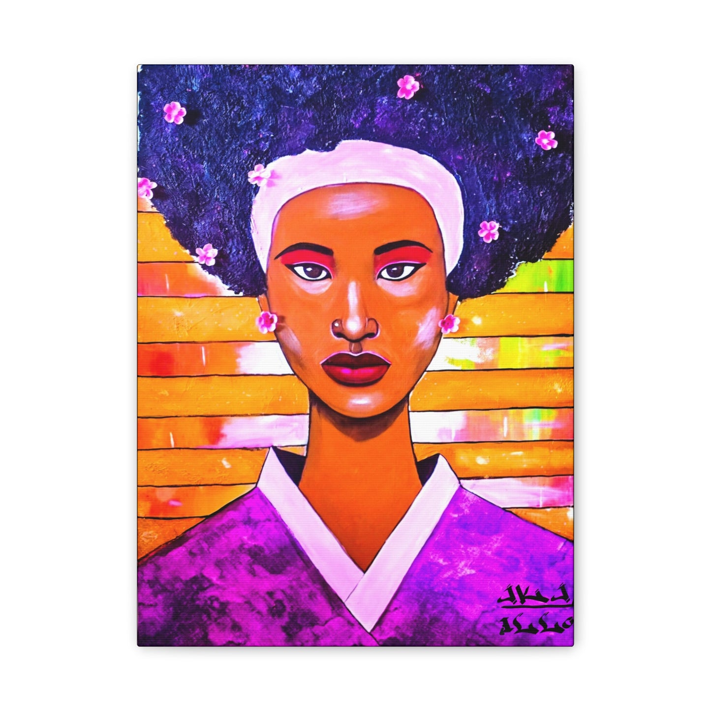 [AFRO-GEISHA] canvas prints