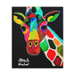 [Vibrant Giraffe] Canvas Stretched, 0.75"