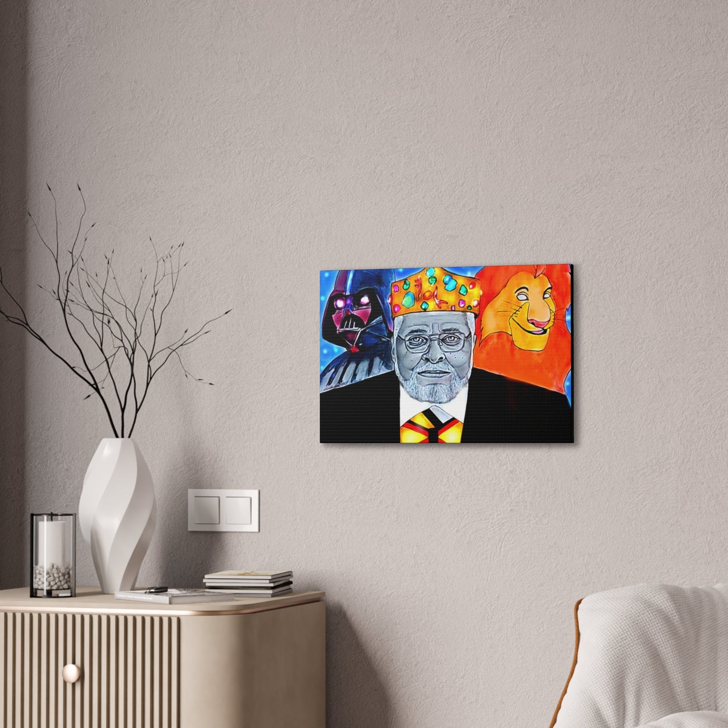 [Long live the King] Canvas Stretched, 0.75"