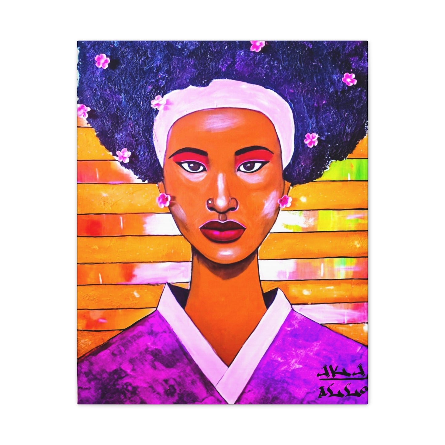 [AFRO-GEISHA] canvas prints