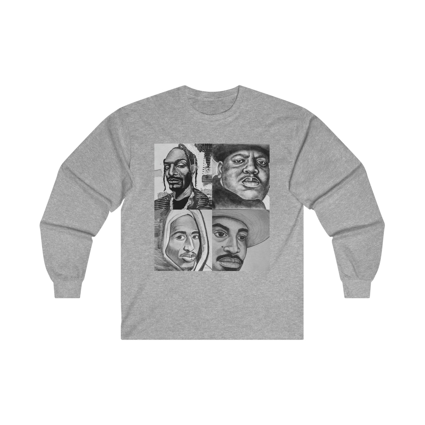 [Hip Hop 4] Ultra Cotton Long Sleeve Tee