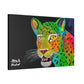[Vibrant Leopard] Canvas Stretched, 0.75"