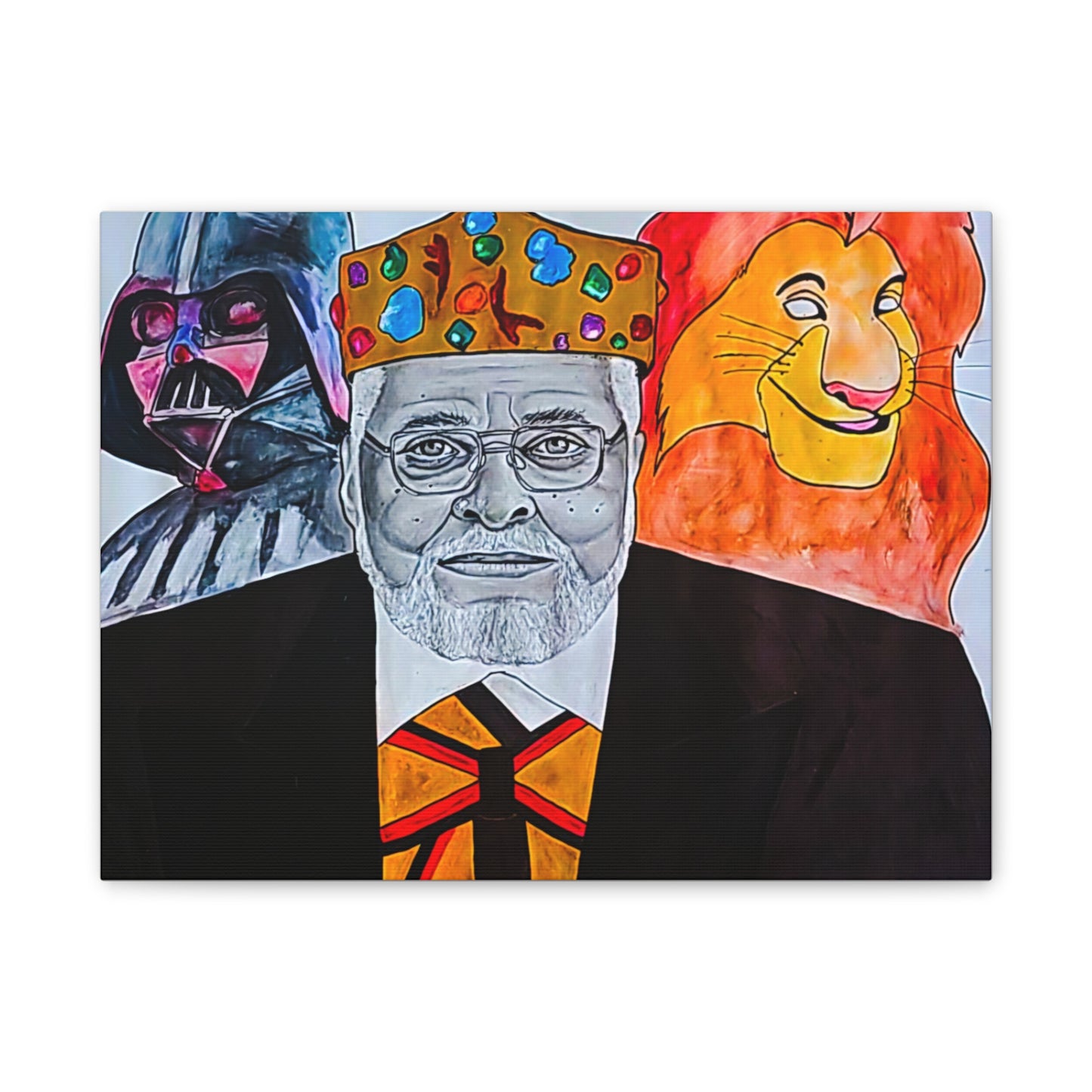 [Long live the King] Canvas Stretched, 0.75"