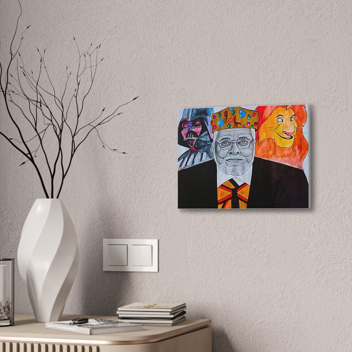 [Long live the King] Canvas Stretched, 0.75"