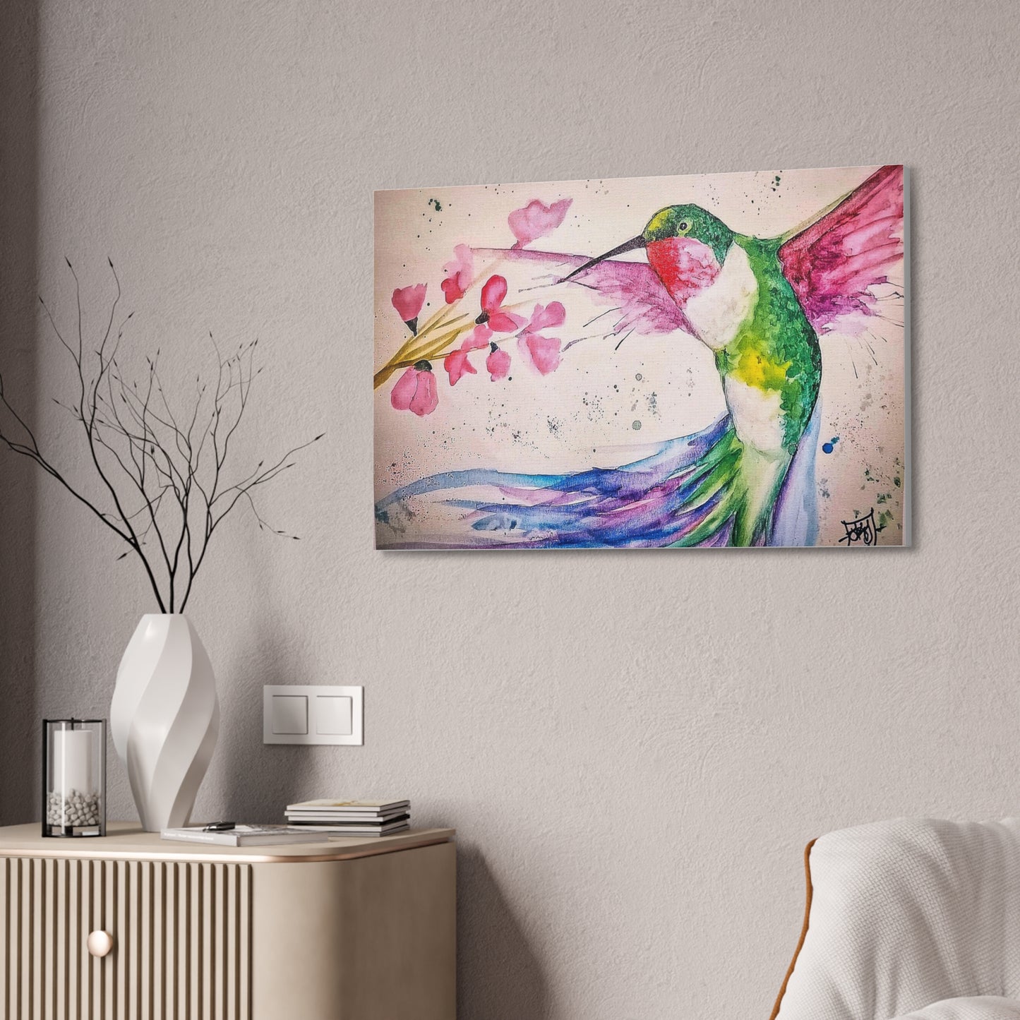 Copy of [Hummingbird] Canvas Stretched, 1.5''