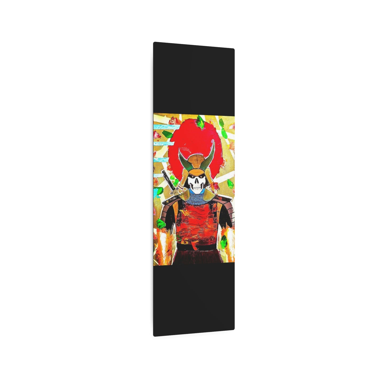 [Samurai Skull] Metal Art Sign