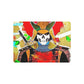 [Samurai Skull] Metal Art Sign