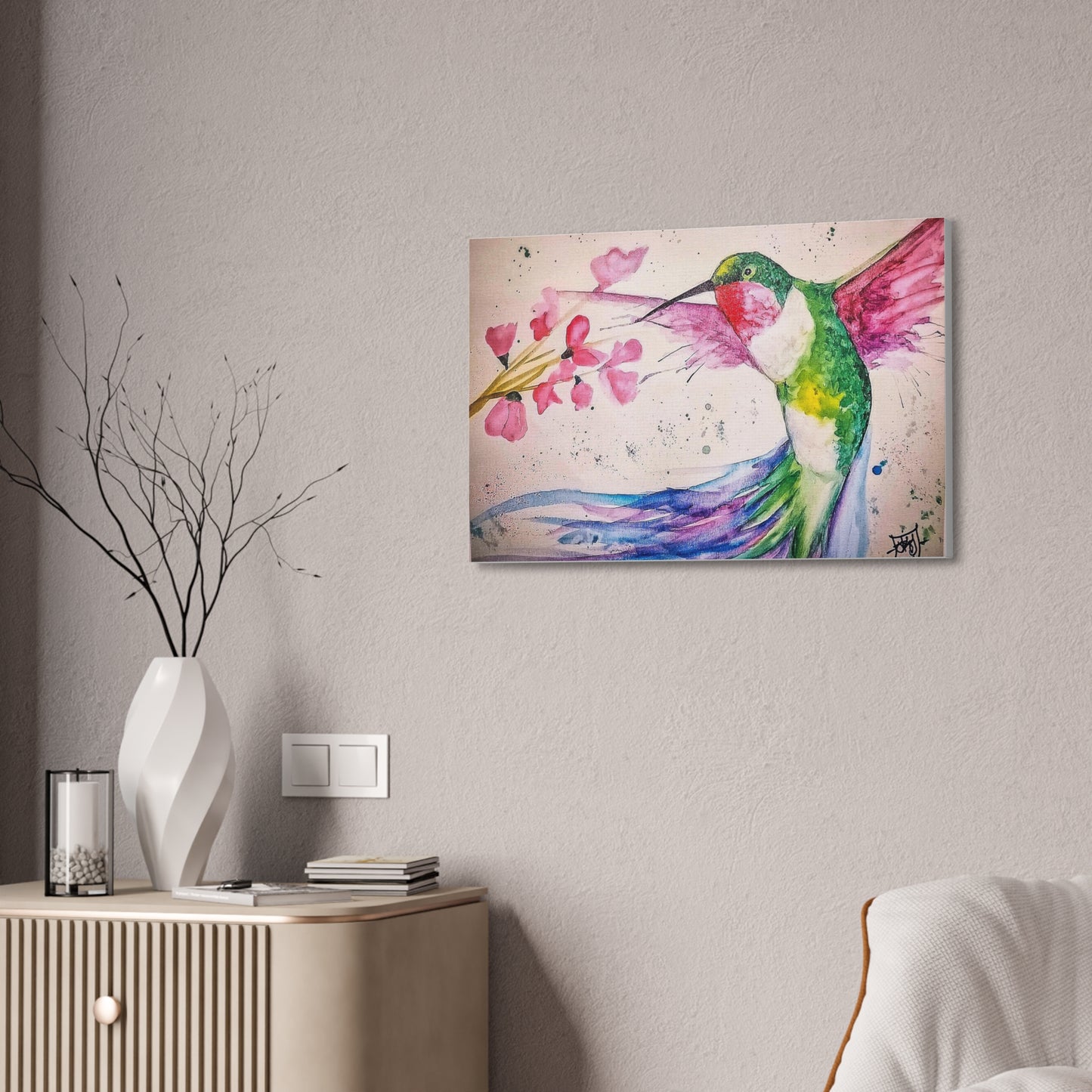 Copy of [Hummingbird] Canvas Stretched, 1.5''