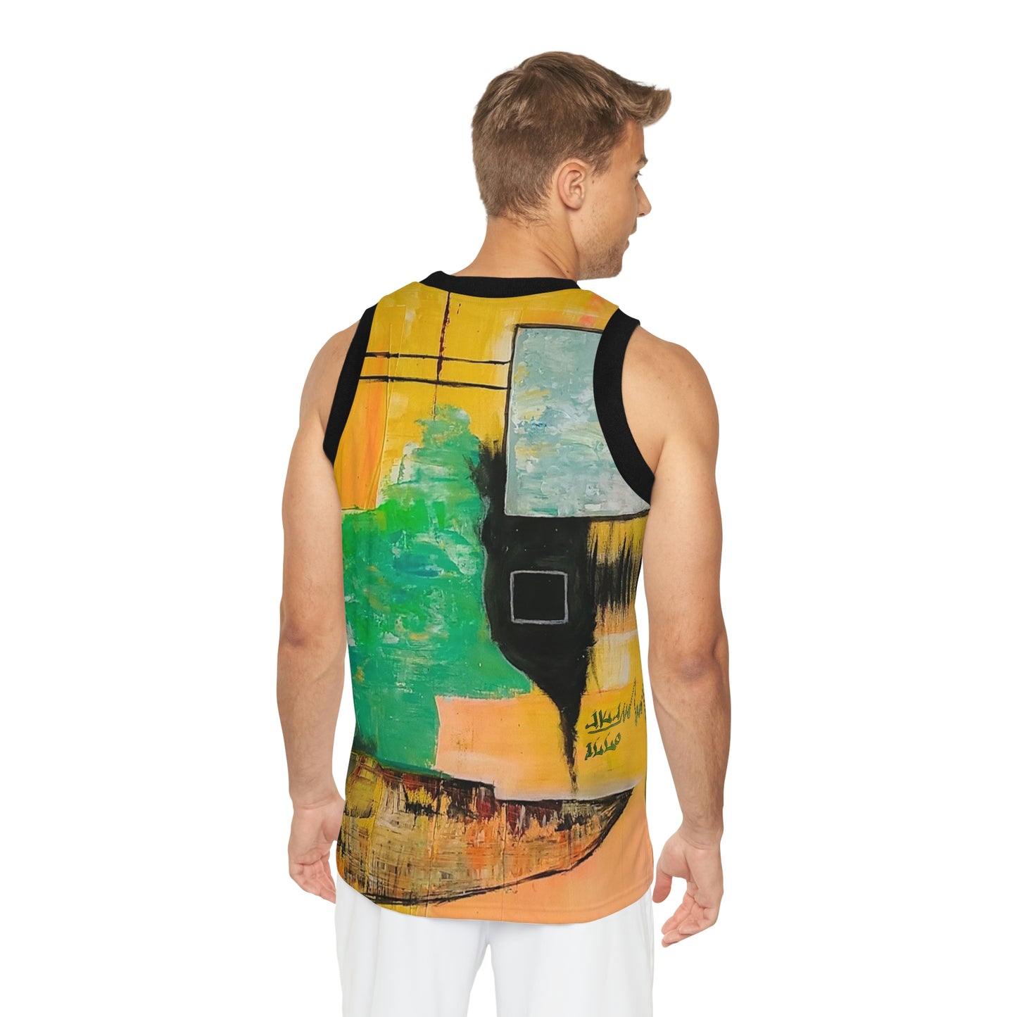 [Abstract World] Basketball Jersey (AOP)