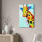 [Watercolor Giraffe] Canvas Stretched, 1.5''