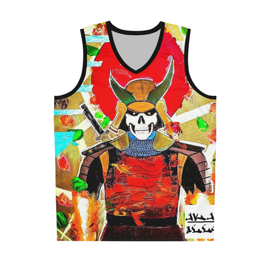 [Samurai Skull] Basketball Jersey (AOP)